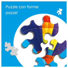 Trefl - 600 Piece Puzzle - Crazy Shapes Colorful Balloons - Puzzles Age +10 - TRF11112