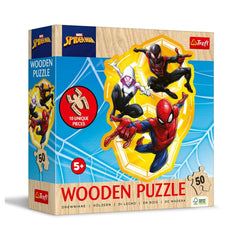 Trefl - Holz Konturen Puzzle - Puzzles - 5+ - Spider - Man - TRF20280