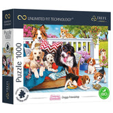 Trefl - UFT 1000 Piece Puzzle - Cuteness Overload Doggy Love - Puzzles Age +14 - TRF10698