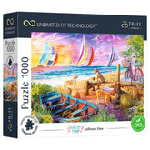 Trefl - UFT 1000 Piece Puzzle - Vacation Time Sailboats View - Puzzles Age +14 - TRF10697