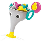 Yookidoo - FunElefun Fill 'N' Sprinkle Grey Bath Toy for Ages 1.5-3 - Premium 4-Piece STEM Elephant Trunk Water Funnel with 3 Interchangeable Spraying Nozzles