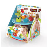 Yookidoo - Magical Duck Race Bath Toy for Ages 6-36 Months - IPX7 Waterproof Battery-Operated Water Fountain and Racetrack with 4 Racing Ducks