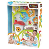 Yookidoo - Sensory Bath Mobile for Ages 0-24 Months - IPX7 Waterproof Battery-Operated Water Circulating Pump with Spinning Flowers and 2 Tub Mount Covers