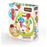 Yookidoo - Spin 'N' Sprinkle Water Lab Bath Toy for Ages 1-3 - Premium 3-Piece Transparent STEM Water Activity Centre with Suction Cups and Test Tube