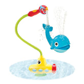 Yookidoo - Submarine Spray Whale Bath Toy for Ages 2-6 - IPX7 Waterproof Battery-Operated Water Circulating Pump with Diver Shower and Spraying Whale