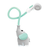 Yookidoo - Turquoise Elephant Baby Shower for Infants Ages 0-24 Months - IPX7 Waterproof Portable Battery-Operated Bath Pump and Gentle Rinsing Shower Head