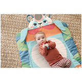 Mattel - Fisher-Price Baby Activity Play Mat Planet Friends Roly-Poly Panda with 2 Toys