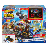 MATTEL - Hot Wheels Monster Trucks Arena Smashers Smash Race Challenge Playset Toy Race Car & Track Sets