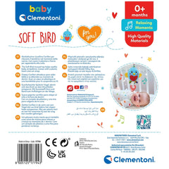 Baby Clementoni - Oiseaux en Peluche Carillon Doux