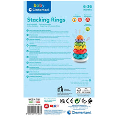 Baby Clementoni - Stacking Rings Baby Activity Toys