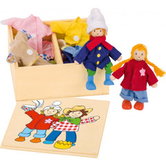 Gollness - Birte & Ben Dolls With Clothes Box - Dolls, Playsets & Toy Figures