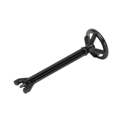 Black Bruder steering column accessory for toy vehicle models, featuring realistic design details.