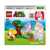 LEGO Super Mario Yoshis’ Egg-cellent Forest Expansion Set, Collectible Role-Play Toy for 6 Plus Year Old Boys, Girls & Kids with 2 Brick-Built Yoshi Character figures, Small Gifts for Gamers 71428
