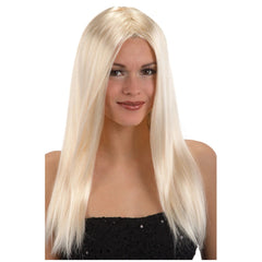 Carnival Toys - Long Straight Blonde Wig For Dress Up Fun And Imaginative Play - Pretend Professions And Role Playing