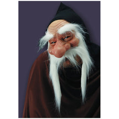 Carnival Toys - Masque sans menton en PVC souple avec moustache et capuche pour un jeu de rôle amusant - Professions fictives et jeux de rôle