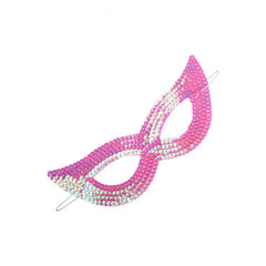 Carnival Toys - Sparkling Pink Sequin Fabric Mask For Dress Up Fun - Pretend Professions And Role Playing