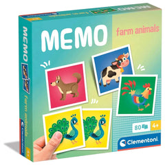 Clementoni - Animal Farm Memory Brettspiele