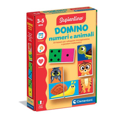Clementoni - Domino-Numbers-and-Animals - Board-Games