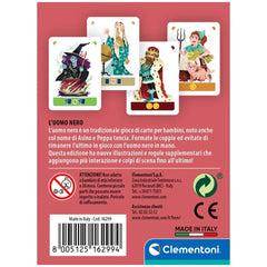Clementoni - L'Uomo Nero Card Games - Italian Edition