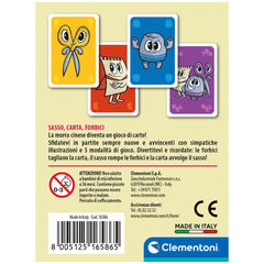 Clementoni - Sasso-Carta-Forbici - Kartenspiele
