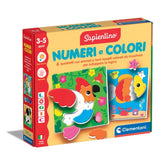 Clementoni - Spapientino-Logic-Numeri-e-Colori - Educational-Toys
