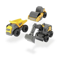 Dickie - Volvo Micro Builders 3 Pcs Pack Play Vehicles