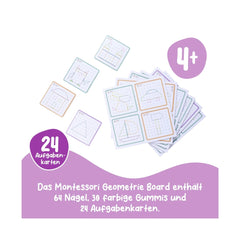 Eichhorn - Montessori Geometriebrett - Lernspielzeug