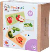 Montessori - Houten Fruit- en Groentepuzzel - Educatief Speelgoed