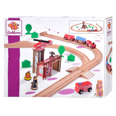 Eichhorn - Train Track with Bridge Playset - 33 Pcs - Toy Trains & Train Sets - Toy Trains & Train Sets