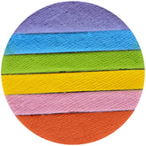 Profi-Aqua-Make-up-Magic-Unicorn in purple, blue, yellow, and orange with a textured cylindrical design and flat base.