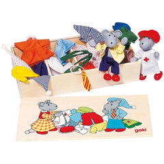 Gollness - Flexible Puppets Mouse Dress-Up Box Lia And Luca - Dolls, Playsets & Toy Figures