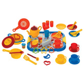 Gowi - Dinner Service Rom mit 52 Teilen - Rollenspiel Berufe