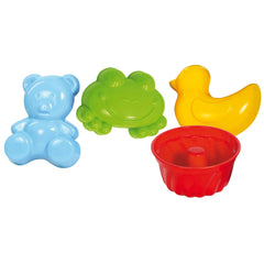 Gowi - Sandform Sven - 4-teiliges Set im Netz - Strand- und Sandspielzeug