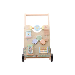 Johntoy - The Wooden Wildies Family Activities Babywalker - Baby Activity Toys