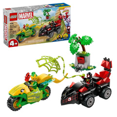 Lego - Marvel Super Heroes - Spin and Electro Dinosaur Vehicle Chase - Construction Set Toys