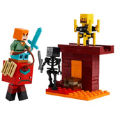 Lego - Minecraft - The Nether Lava Battle - Construction Set Toys