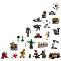 LEGO - Calendrier de l'Avent Star Wars 2025 - Ensembles de jeux pour enfants