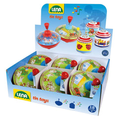 Lena - Spinning Top - Rotating Farm 13 cm - Baby Activity Toys