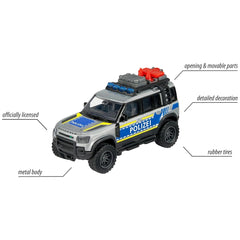 Majorette Land Rover Defender 90 Police Play Vehicles