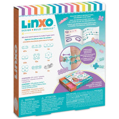 LINXO Seaside Jewelry Design Set in colorful cardboard packaging with plastic window, featuring vibrant crafting components a