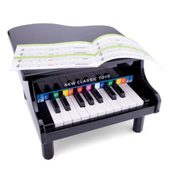 New Classic Toys - Grand Piano - 18 Keys - Black - Musical Instruments