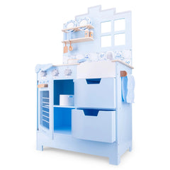 Neue klassische Spielzeuge - Küchenzeile - Delfter Blau - Rollenspiele und Berufsspiele