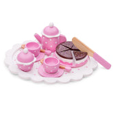 Neue klassische Spielzeuge - Teeservice mit Schnittkuchen - Rosa - Rollenspiele und Berufe zum Nachspielen