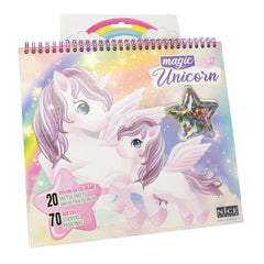 Nice - Carnet de croquis Magique Licorne Girabrilla - Livres