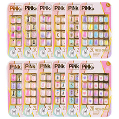 Nice - Pinkit Press-On Nails Makeup Set - Makeup