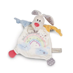 NICI - Doudou Lapin Gardien et Anneau de Hochet - Jouets d'Activité pour Bébé