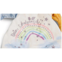 NICI - Doudou Lapin Gardien et Anneau de Hochet - Jouets d'Activité pour Bébé
