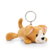 NICI - Homies-Keyholder-Lying-Dog-Brown-Action-Toy-Figures