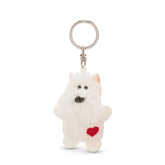 NICI - Key-Friends-White-Dog-Keyholder-Keychains