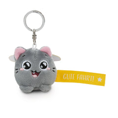 NICI - Keyholder Yellow Cat Gute Fahrt - Collectibles